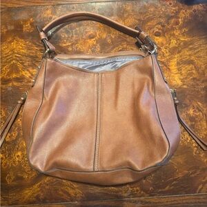 Elegant Brown Leather Women's Bag